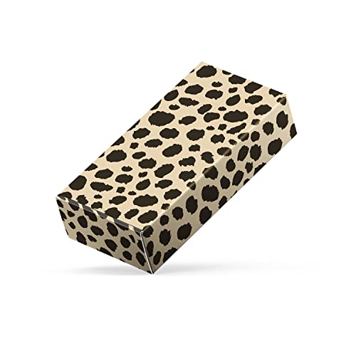 Image of 25 Pack 4x8x2 inch Shipping Boxes, Recyclable Cardboard Valentine Mothers Day Gift Boxes, Corrugated Cardboard Box, Shipping Boxes for Small Business, for Packaging - TONESPAC (4 inchx8 inchx2 inch, Leopard)