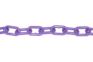 Decorative Purple Chain Links: Plastic Chain Perfect for Events
