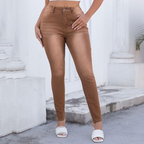 Pantalon chic sexy extensible effet usé style classique 2025 - 3