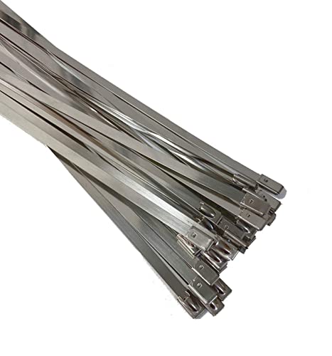 TR Stainless Steel Cable ties- Metal cable ties SS304& SS3016 steel EXTRA LONG AND LARGE (HEAVY DUTY) 10pieces (4.6mmx500mm) - Image 4