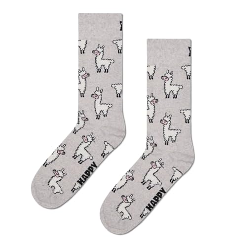 Happy Socks Lama Socks P003192, gris, 38-42