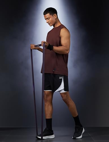 Image of FUAARK 2 in 1 Compression Shorts for Men for Gym, Sports, Running & Cycling Activities with Pocket