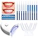 Zahnbleaching Set,Zahnweiss Bleaching Anwendungen,Teeth Aufhellung Gel,Komplett-Set für strahlend weiße Zähne,Schnelles Zähne Aufhellen Effektiv Flecken Entfernen,zähne werden sauberer