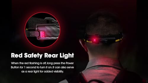 Nitecore Carbon Battery 6K Kit Headlamp Runtime Extender for NU40, NU43, NU45, NU50, and HC65 UHE Headlamps