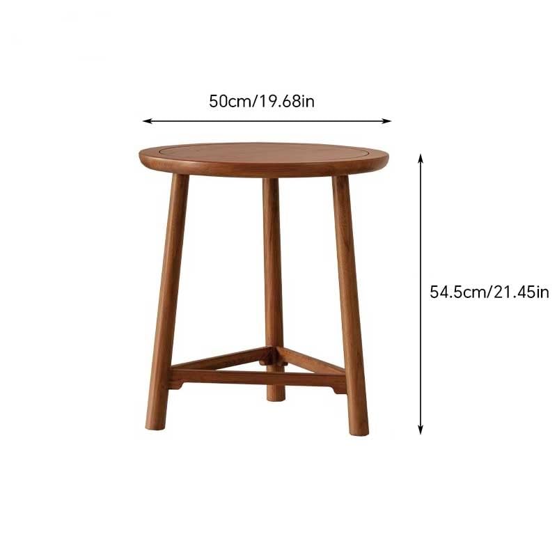 eexbz Sofa Wooden Coffee Table Small Round Table Sofa Side Table Side Cabinet Home Simple Bedside Table Sofas for Living Room