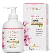 Flora Bellessere Nettoyant intime Mauve pH 3.0-3.5 - 250 ml avec extrait de mauve à l'effet d...