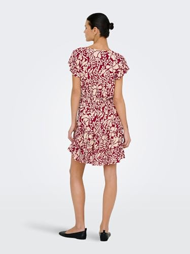 Robe mini col en v fluide pour ne plus hésiter le matin devant son miroir