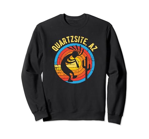 Quartzsite AZ - Diseño retro envejecido del suroeste Sudadera