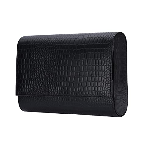 Image of THE CASE PU Leather Premium Smart Watch Case for Men & Women For 8 Slots Watch Roll Organizer with Croco Print