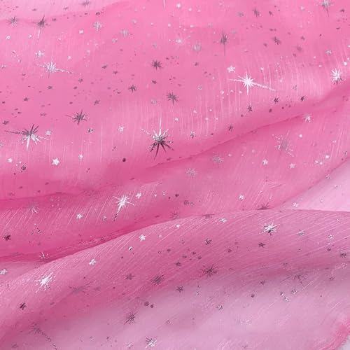 Tissu en tulle argenté au mètre 150cm pour couture et costumes de fête
