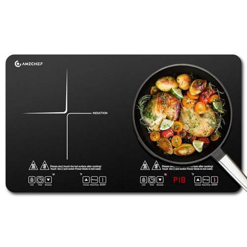 AMZCHEF ETL Certified Double Burner