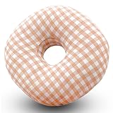 【Komfortables Design】Das Design dieses Donut Kissen ist einfach maßgeschneidert für Seitenschläfer. Form und Größe des Locher-Kissens sind perfekt, es passt sich leicht an meinen Kopf an, ohne Druck oder Unbehagen in meinen Ohren zu verursachen.