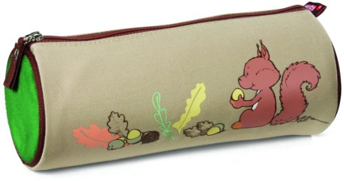 Preisvergleich Produktbild Nici 33431 - Mäppchen Eichhörnchen Quincy Oak Plüsch rund 20x8 cm