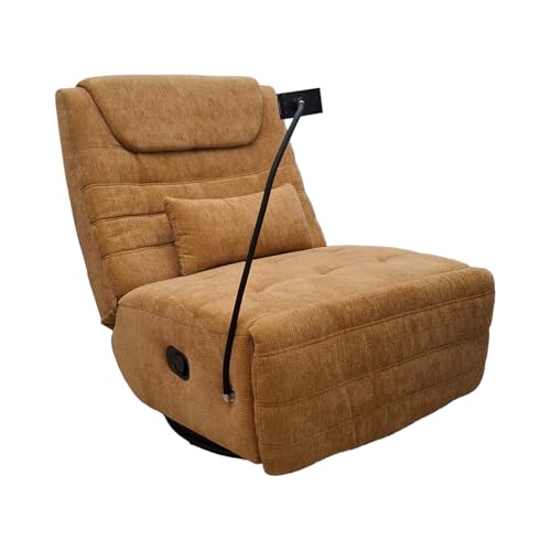 La Mejor Lista de Mecedora Reclinable los 5 más buscados. 44 Bossa Sillon Mecedora Reclinable Giratorio 360° con Porta Celular y Respaldo Acolchado de Alta Densidad Comodo Whitby Cafe