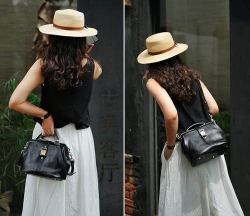 Soft Leather Doctors Bag- Doctor Style Bag, Leather Purse, Off Shoulder Bag, Monogram Leather Bag, Every Day Carry large3