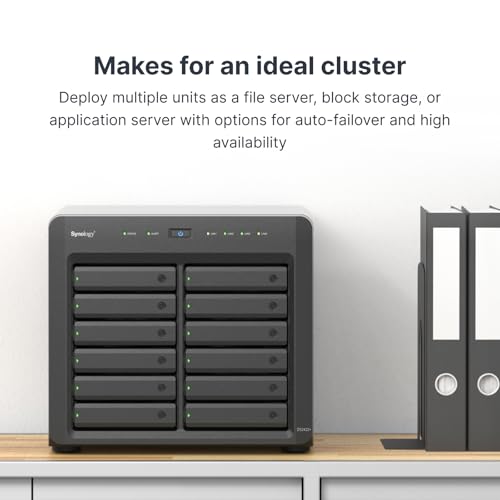 Image of Synology DiskStation 12 Bay DS2422+ Quad Core CPU with 4GB Memory (Diskless), Black