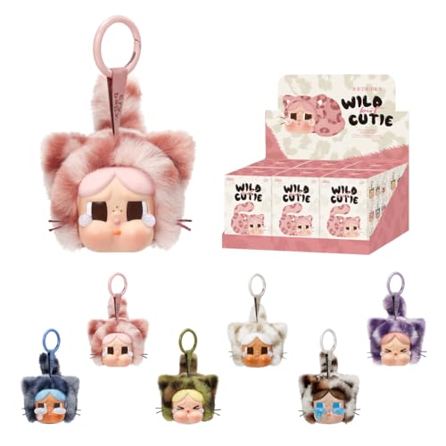 POP MART Crybaby Wild but Cutie Series - Vinyl Plush Pendant Anime Actionfiguren Sammelfiguren Sammler Kunstspielzeug Spielzeug Figuren Geschenk Whole Set