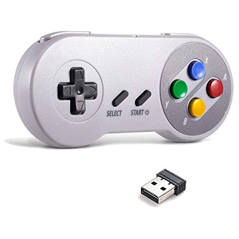 miadore 2.4G Wireless Controller Chargeable Classic SNES USB Gamepad Joystick Cover