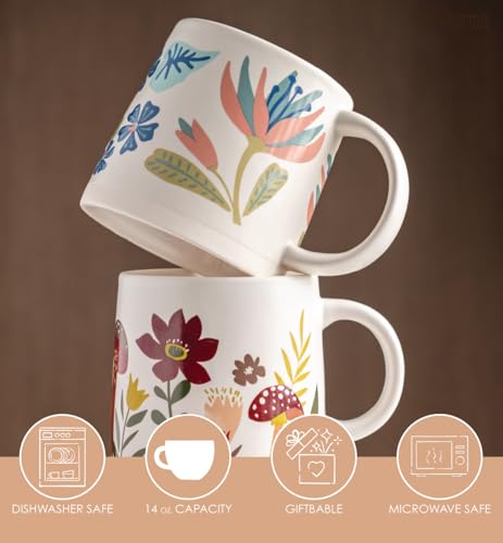 Taza Shelly 14 oz Karma Cerámica para Café y Té miniatura 4