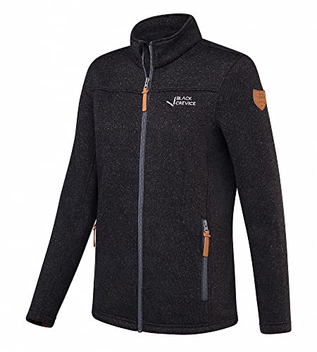 Veste polaire femme Black Crevice chaude contre le vent frais