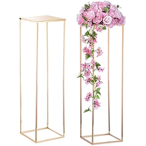 Nuptio Tall Gold Geometric Vases for Events Cover