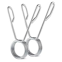 1 Paar Federklemmen 50 mm Federklemmen für Langhantelstangen zur Festnahme von Hantelscheiben und Lenkerverschlüssen