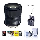 Tamron SP 24-70mm f/2.8 Di VC USD G2 Lens for Nikon F, Bundle with ProOptic 82mm Filter Kit, Lens Cap Tether, Cleaning Kit, Software Kit