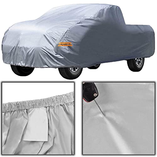 Image of Pickup Truck Cover Universal All Weather Heavy Outdoor Replacement for Pickup Truck up to 250 L x 80 W x 65 H Inch