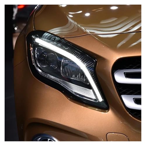 Abat-jour couverture phare Mercedes GLA W156 finition transparente premium