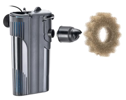 Filtre d'aquarium eau trouble solution avec éponge adsorbant Max 70 l