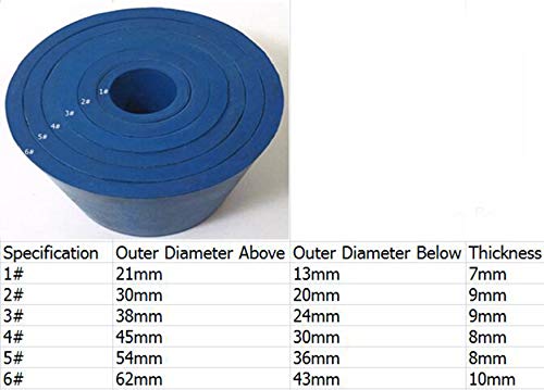 Oess Filter Adapter Buchner Funnel Flask Cones Tapered Collar Blue Color 6Pcs Set #TOP1
