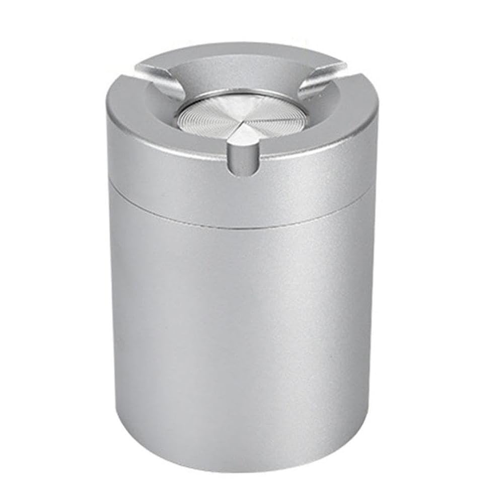 Aundhegrtt Car Ashtray Portable Smokeless Windproof Extinguished Butt Bucket for Car, Home,