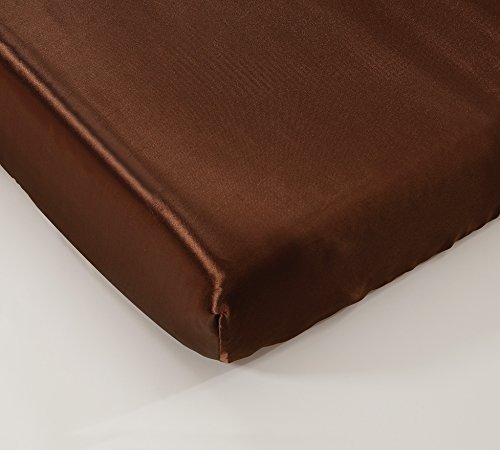 EliteHomeProducts Super Soft & Silky Satin Crib Fitted Sheet (30" X 55") +10"