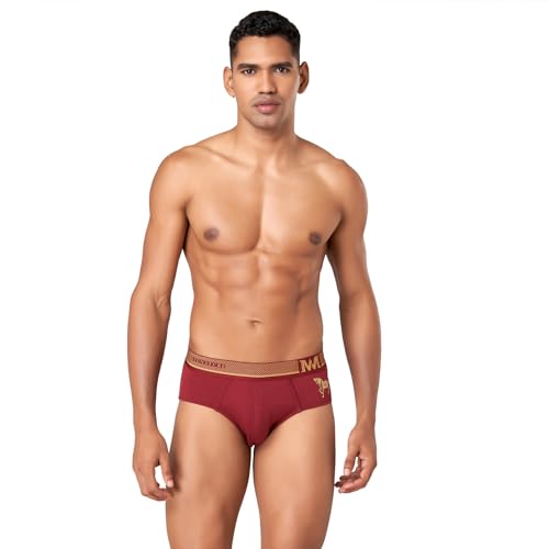 Image of Macroman M-Series MW Signature Collection By Rohit Bal Premium Supima, Modal, Spandex Mens Briefs