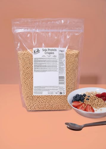 Soja crispies 90 % de proteines pour eviter les fringales et manger sain
