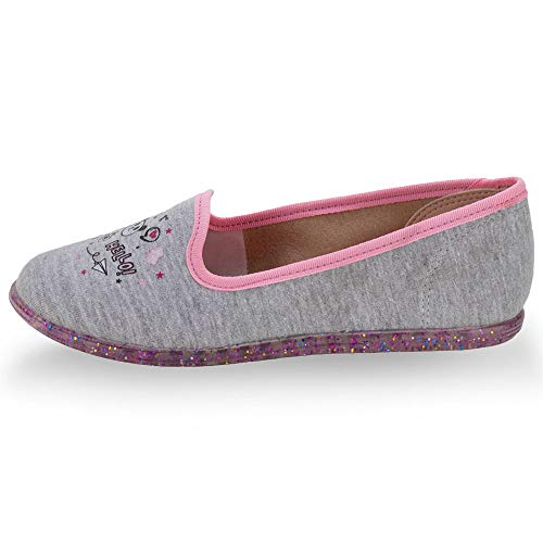 Sapatilha Infantil Feminina Molekinha - 20151503 CINZA