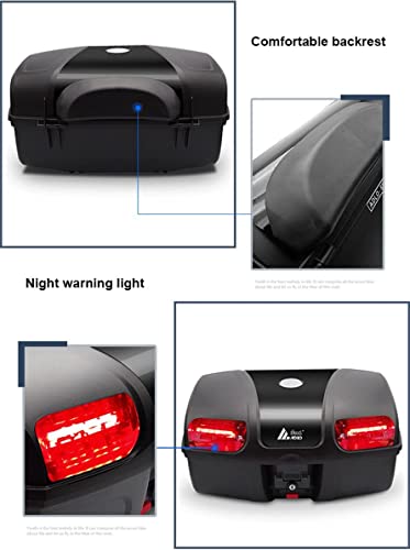 Boite de queue de moto NOBRIM securisee avec dossier confortable - 7