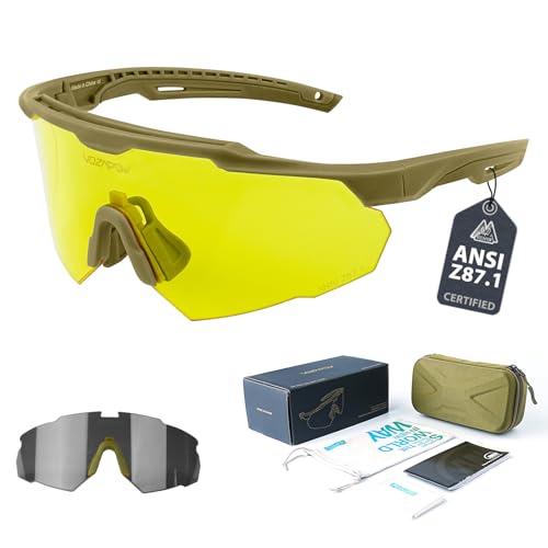 Image of Shooting Glasses Anti Fog with High Definition Lenses, ANSI Z87+ Certified Tactical Safety Glasses for Men Women