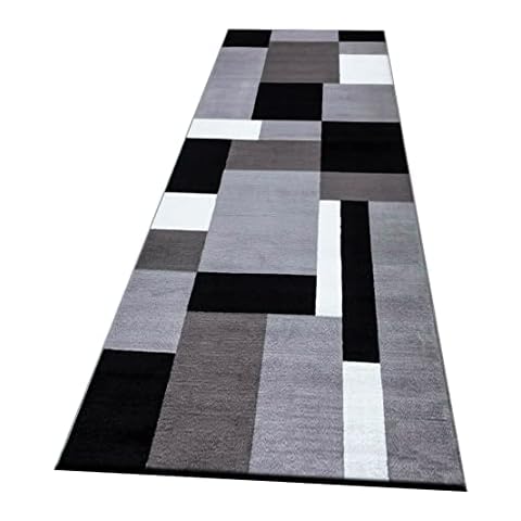 PHP Grey Black Runner Mat for All Seasons Cover