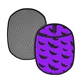 Soportes para ollas de cocina – Lindos murciélagos violentos de Halloween, manoplas de horno, almohadillas calientes, soportes para ollas resistentes al calor, agarraderas para colgar en la cocina con