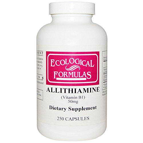 Ecological Formulas Allithiamine Vitamin B1 50 mg 250 Capsules