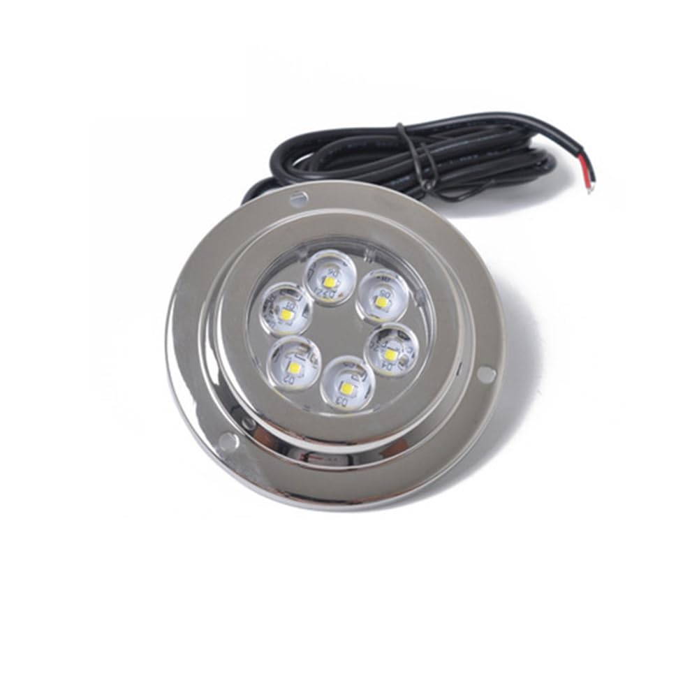 DC10-30V 15W Piscina LED Marino Impermeabile Dock Deck Yacht Luce Subacquea per Barche TP019019, Luce Blu Durevole Facile da Usare