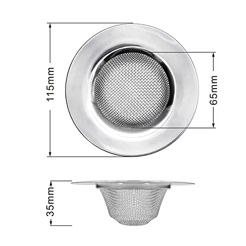 Filtro de desagüe para fregadero acero inoxidable 11.5cm×3.5cm miniatura 2