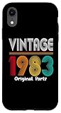 custodia per iphone xr 41 years old born in vintage 1983 41st birthday