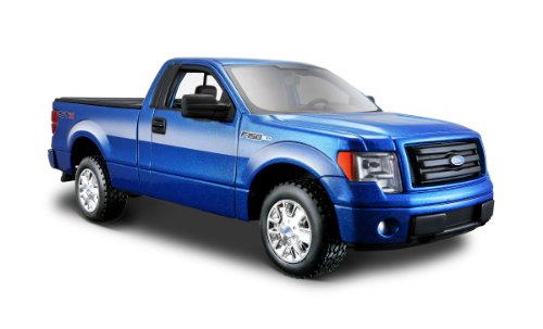 Maisto 1:27 Scale Metallic Blue 2010 Ford F-150 STX Diecast Vehicle