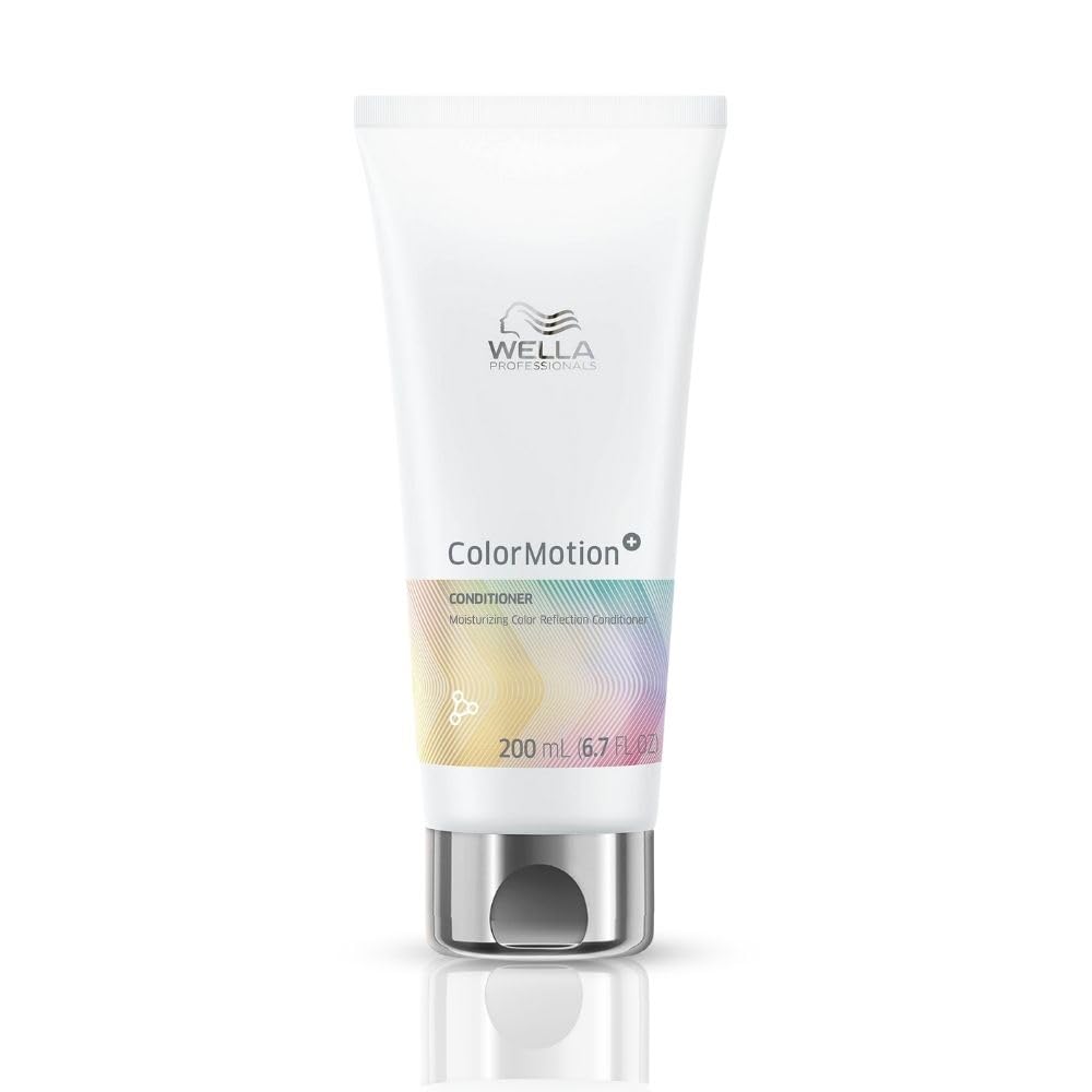 Wella Professionals ColorMotion+ Moisturising Colour Reflection Hair Conditioner | 200 ml | Hair Treatment for Coloured Hair | For Vibrant Shine | Anti Colour Fading