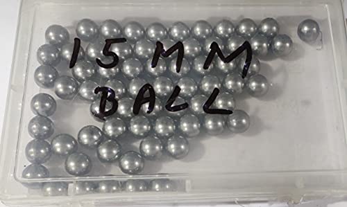 Image of OMX 100 Pieces of Steel Iron Bearing Balls (15MM)