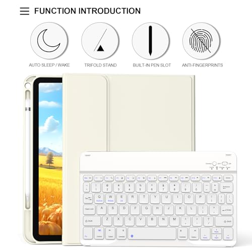 Étui clavier pour iPad 10e génération pour éviter les rayures et taper plus vite