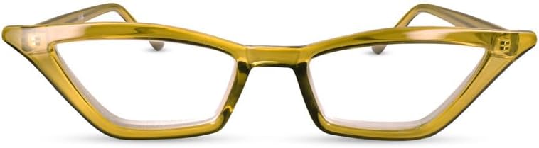 Lentes de lectura con diseño de ojo de gato para mujer con aspecto elegante y alta visión, lectores sólidos y resistentes para mujeres, cómodos para