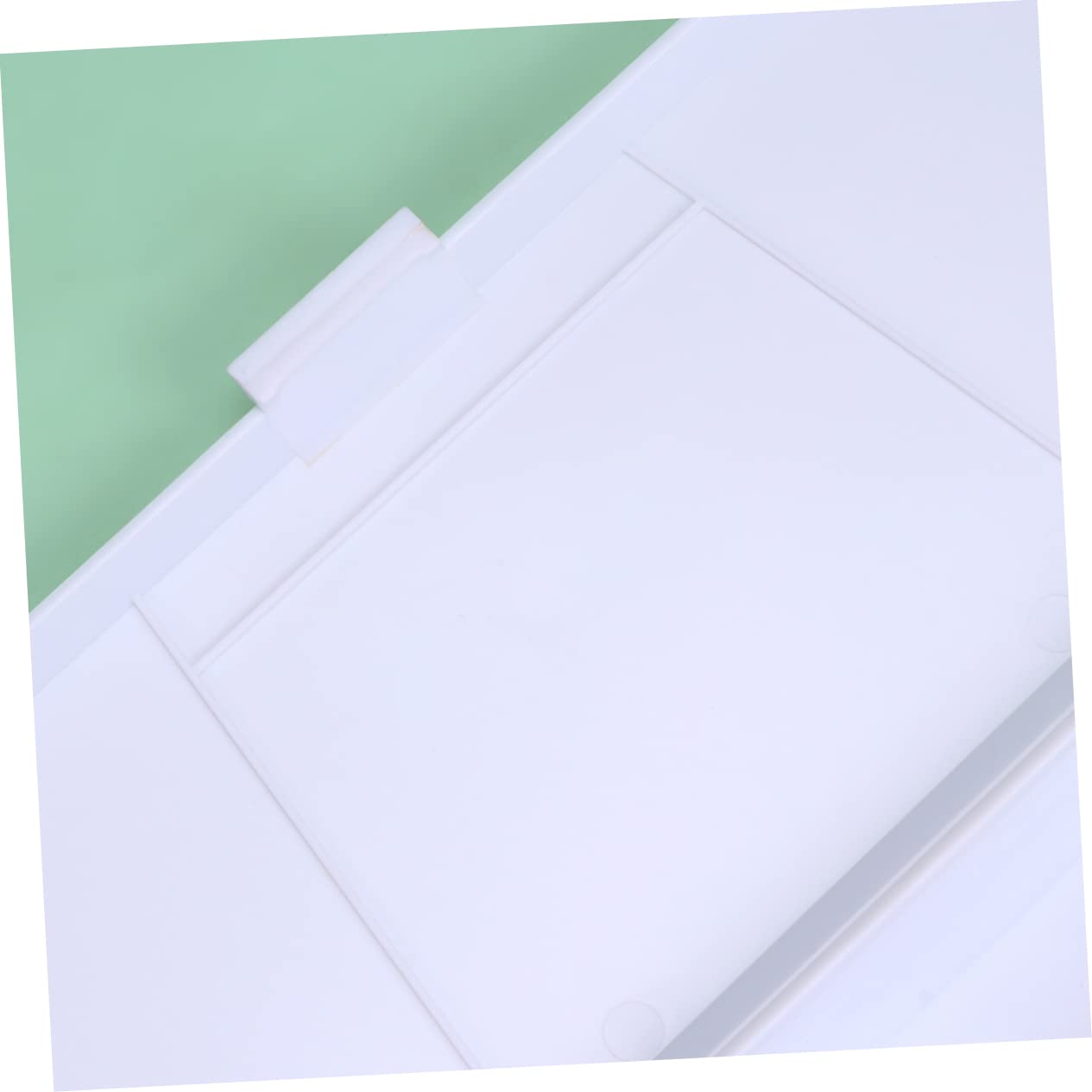 DOITOOL Box Color Box Professional Tray Paint Palette with Lid Paints Watercolor Palette with Cover Paint Case with Lid Portable Paint Palette Paint Mixing Palette White